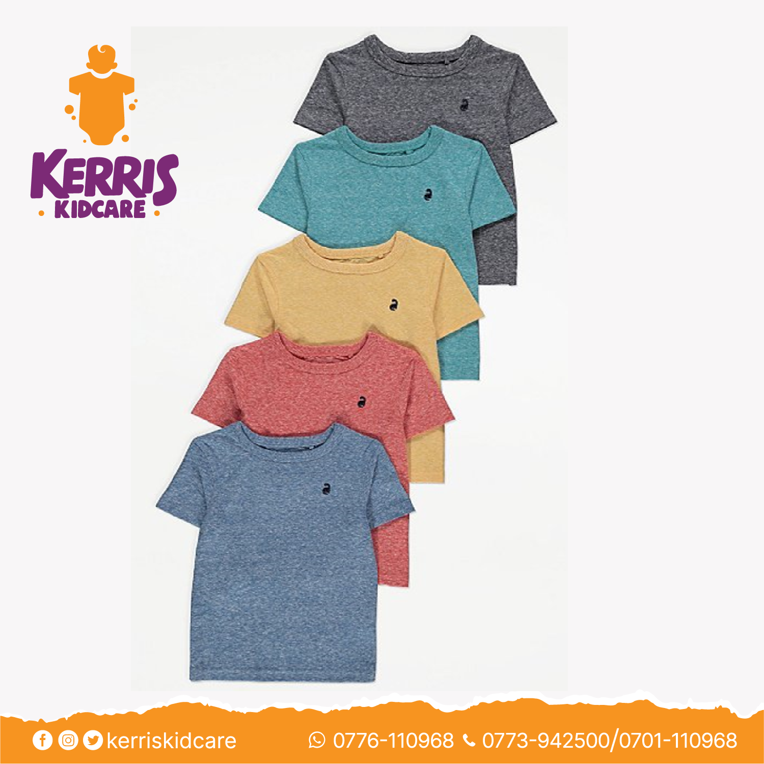 Dinasour Emblem Marl Tshirts
